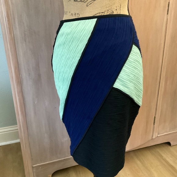 Maeve for Anthropologie color block skirt SZ 0 - Picture 3 of 15